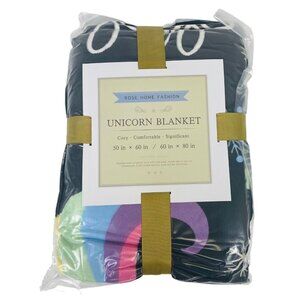 Rose Home Fashion Unicorn Blanket Cozy & Comfortable 50 x 60 in